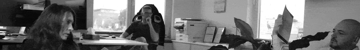 Menschen in einem Arbeitsgespräch